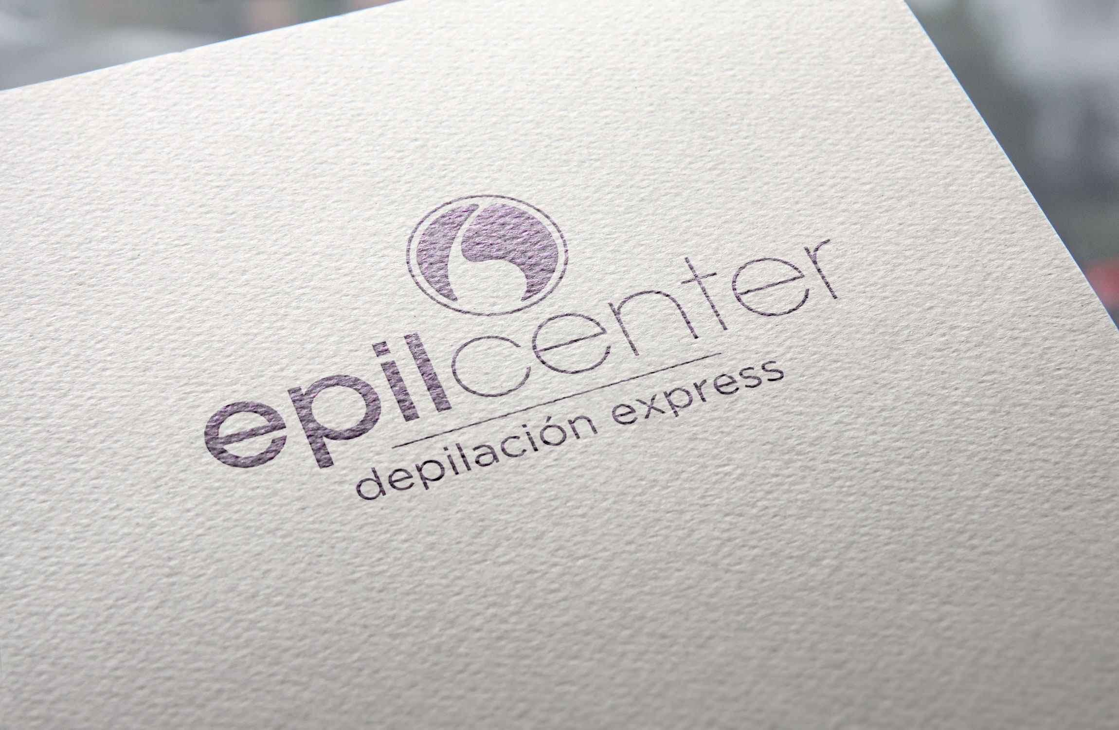Logo embossed on paper