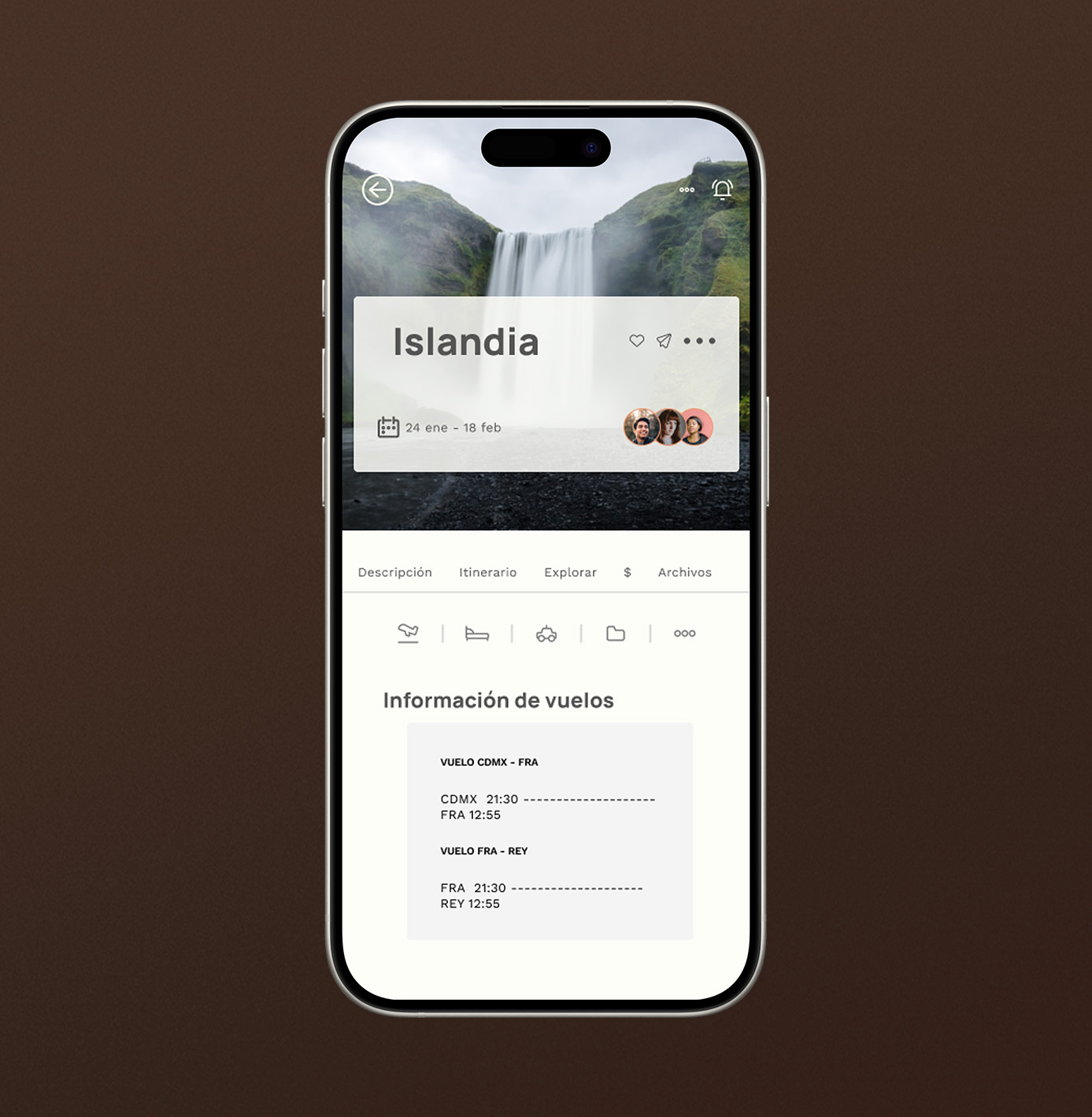 Pantalla — Gastos