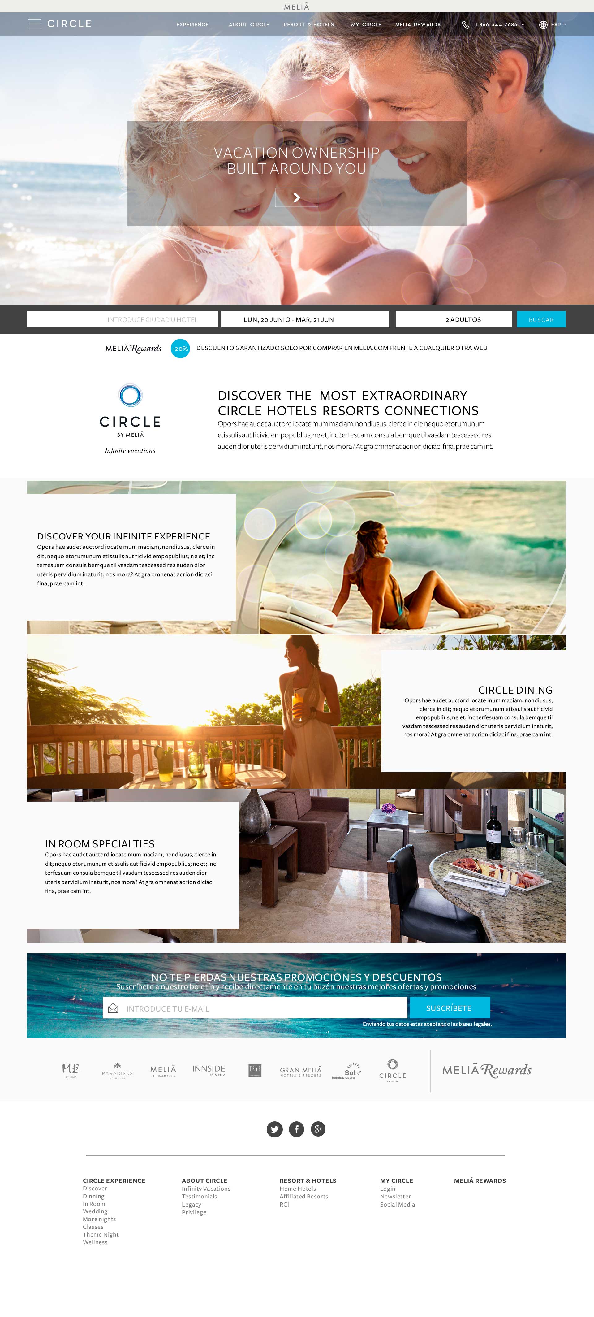 Circle Website — Experience